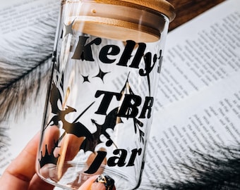 Personalized Fantasy TBR Jar: Book Lover Gift with Mini Book Blanks