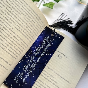 ACOTAR inspiriert zu den Sternen, die zuhören und die Träume, die beantwortet werden Lesezeichen • Bookish • Booktok