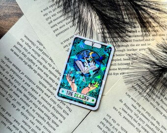 The Reader: Fantasy Kindle Sticker