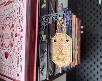 Bookshelf 'Smut' Library Sign