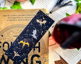 Fourth Wing Inspired Dragon Bookmark • Bookish • Booktok
