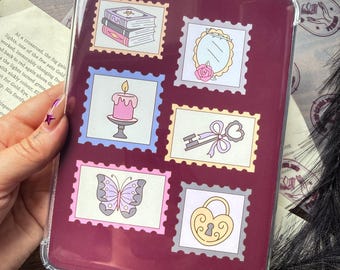 Inserto Kindle con sello Burgundy Fantasy / Accesorios Kindle / Insertos para estuches Bookish / Inserto Kindle Paperwhite / Inserto Kindle Basic /