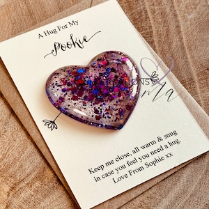 Câlin de poche pour My Pookie. Câlin Pookie, carte Pookie, cadeau Pookie, carte personnalisée pour mon Pookie, câlin de poche, souvenir coeur