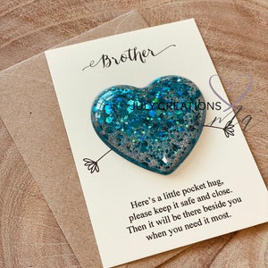 Geschenk für Bruder, Taschenumarmung für Bruder, Geschenkkarte für Bruder, Grußkarte für Bruder, Andenken für Bruder