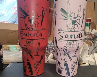 taza de estilista personalizada 40 oz grabada
