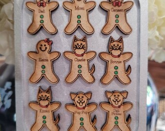 Adorno familiar de jengibre 2022