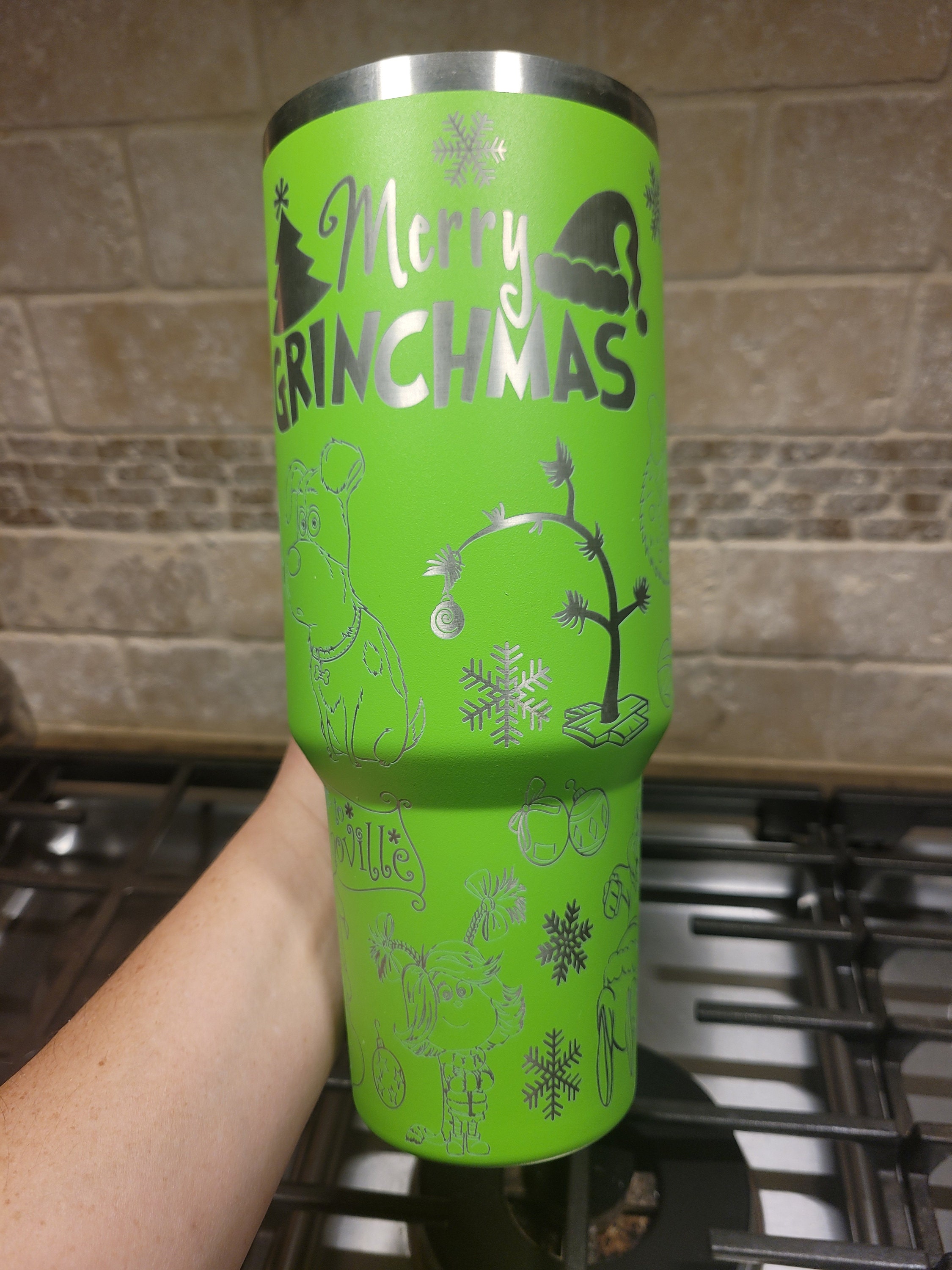 Grinch 40oz Tumbler, Handle … curated on LTK