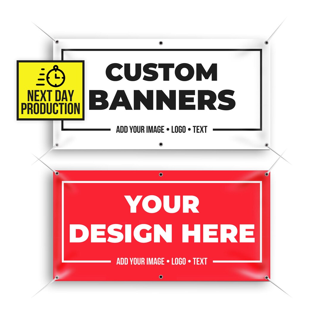 Custom Vinyl Banners, Promote Your Business, Banner for Party or Events