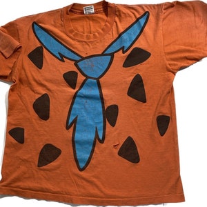 Vtg 1994 The Flintstones Fred Flintstone t-shirt - USA Made - Single Stitch - L