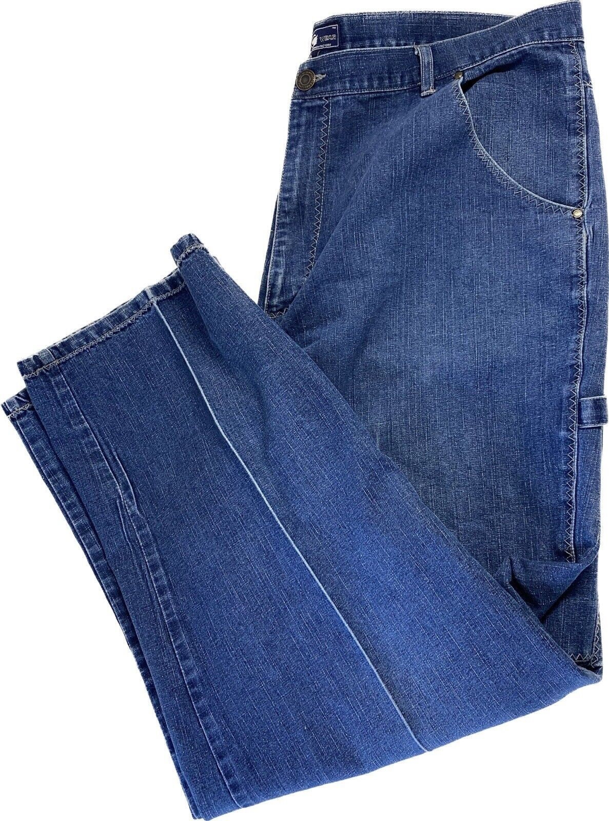 Veezo Denim Jeans Streetwear Cargo Y2K Mens Size 42x30 EUC - Etsy