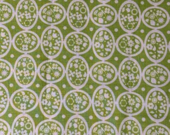 Lime Ovals -Timeless Treasures- Cotton Quilting Fabric-By the Yard - Green Geometric