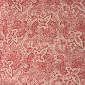 Pink Paisley- Marcus Fabrics- Cotton Quilting Apparel Fabric- By the Yard- Elegant Sewing