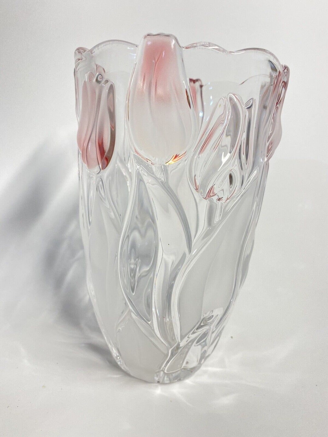 Beautiful Waltherglas Walther Pink Tulip Glass Vase Gift Mint - Etsy UK