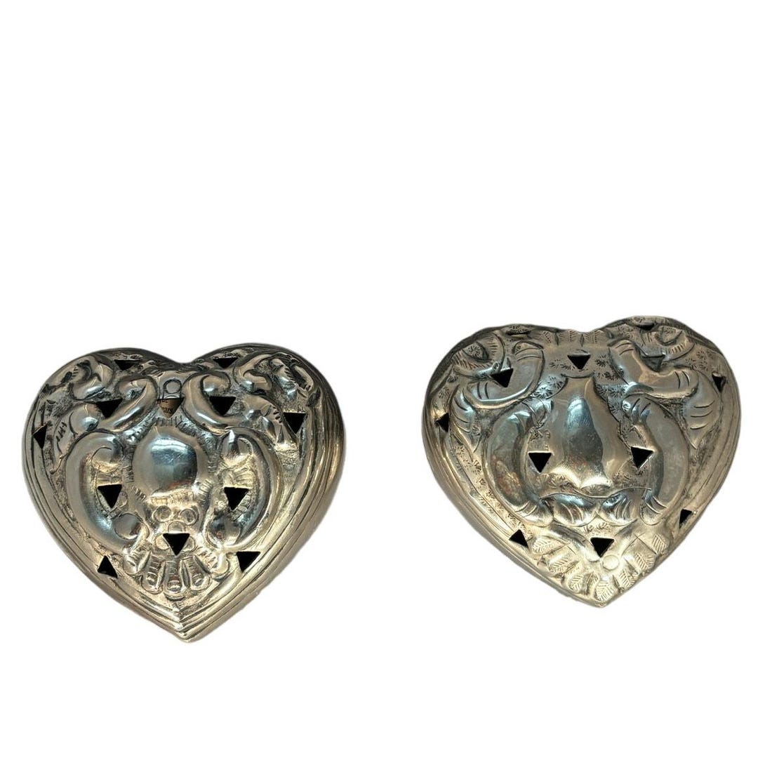 Alda's English Silverplate Friendship Heart Boxes One W Soap and Tag - Etsy