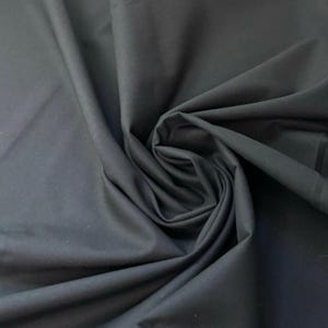 Michael Miller Cotton - Jet Solid Black- JETBLA-SBLK-D -Fabric by the Yard