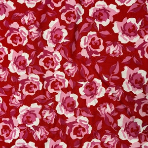 Sending Love- Riley Blake Designs- Cotton Quilting Fabric- By the Yard- Pink Red Roses