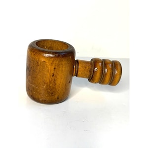 Cascanueces de madera con tornillo giratorio vintage, decoración rústica para cocina, herramienta de cocina primitiva