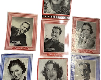 Lot of 7 Vintage Movie Star Photos 8&quot;x10&quot; Film Stars Metro Goldwyn Mayer Powell