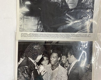 Eddie Murphy trifft Lionel Ritchie auf der Purple Rain Party. Bette Davis 8x10 Fotos