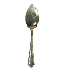 Antique English Sterling Silver Jelly Serving Spoon Estate
