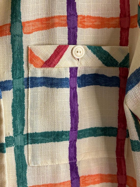 Patchington Vintage Button Down Blouse Womens Col… - image 3