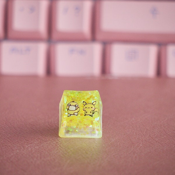 Cute Pokemon Custom Keycaps for Mechanical Keyboards