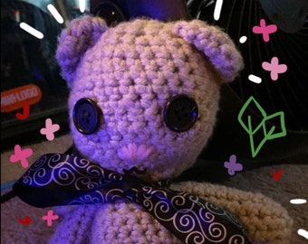 Crochet cat stuffed animal gift/toy/plushy/plushie/birthday/christmas/holidays