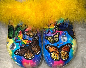 custom platform crocs