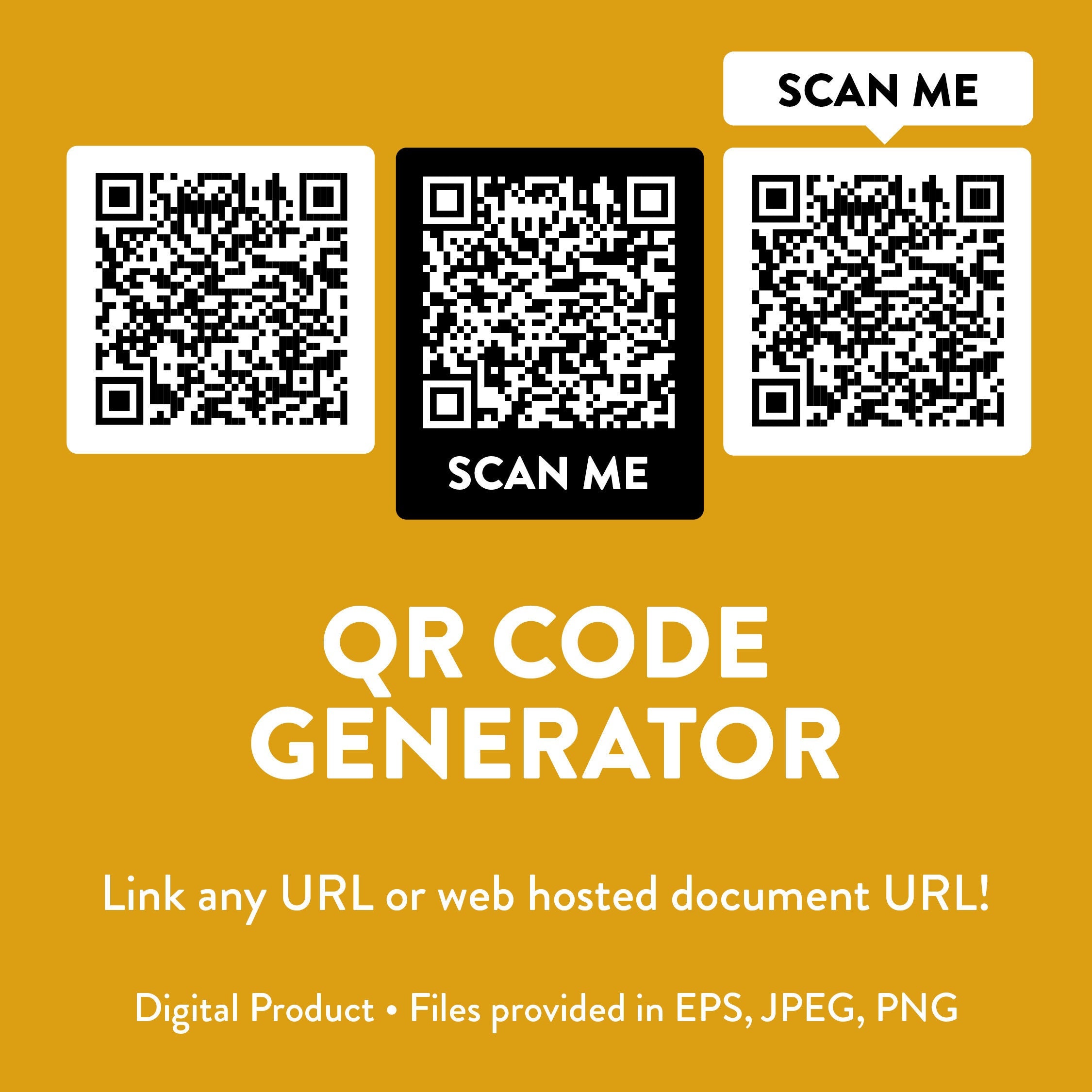 Custom QR Code Generator - Etsy