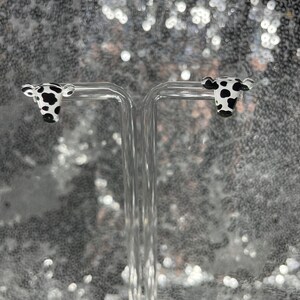 Cow Head Stud Earrings
