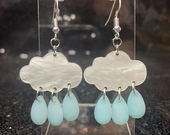 Cloud & Raindrop Earrings