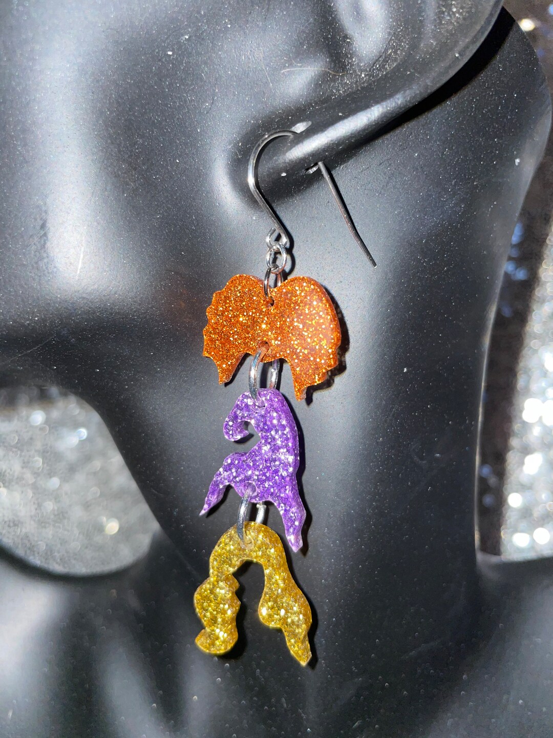 Sanderson Sisters Silhouette Earrings Etsy
