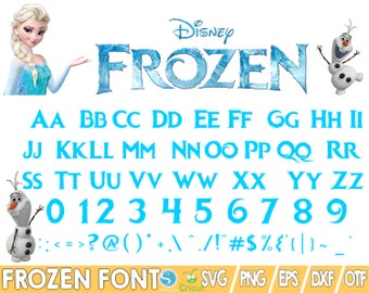 frozen alphabet etsy new zealand