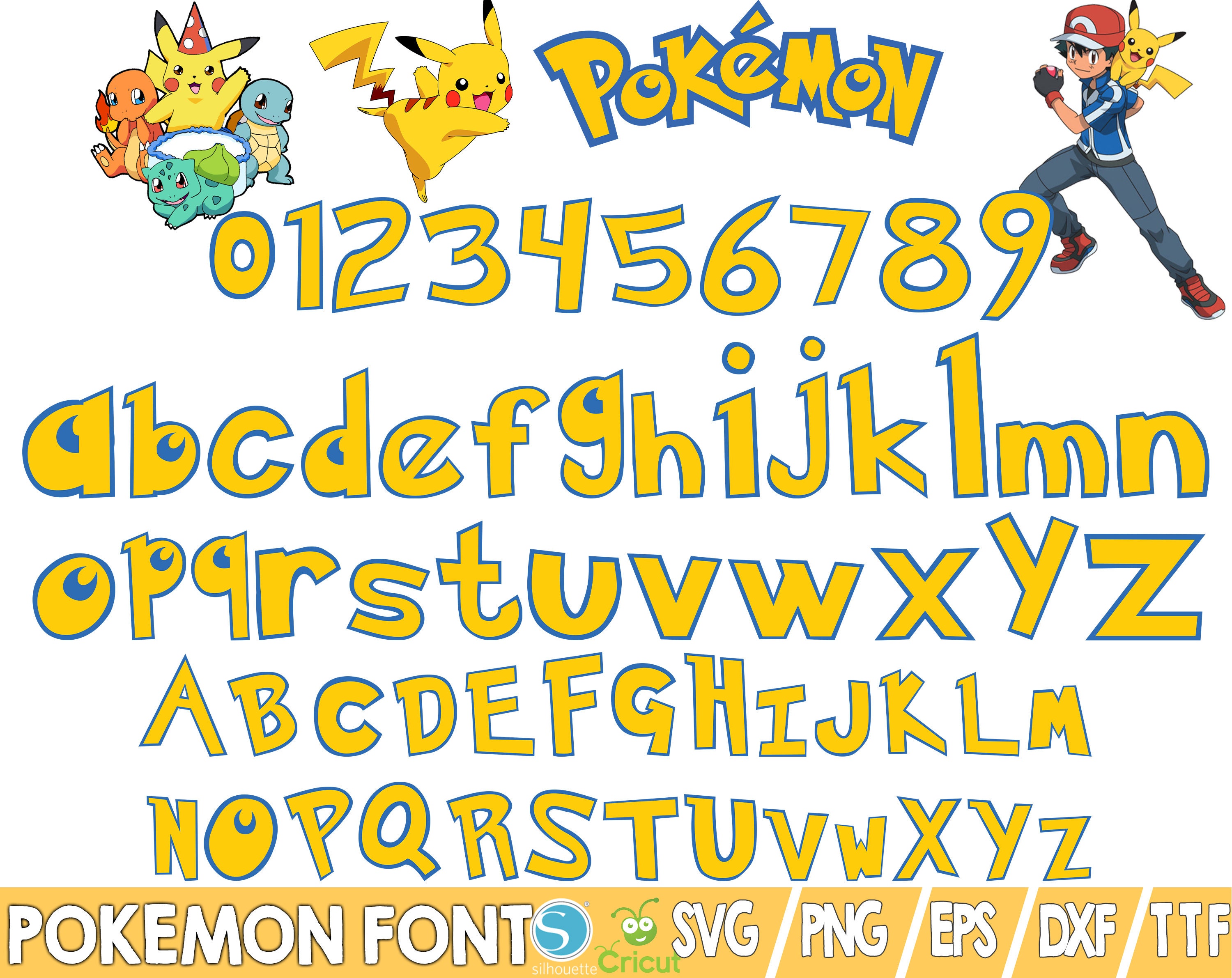 Kit Digital Pokemon 02 Png - Festas Infantil