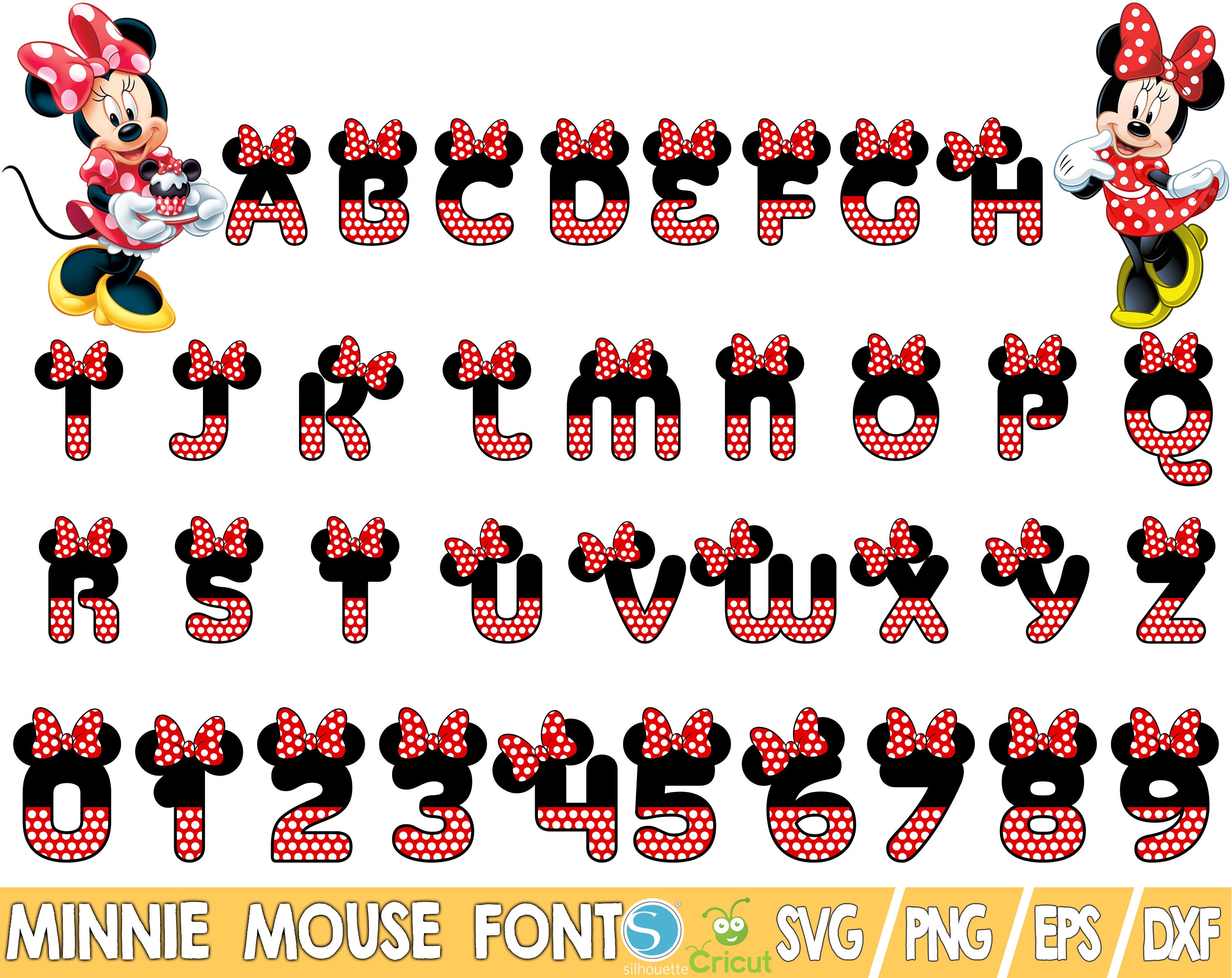 Minnie Mouse L/v Inspired Designer Logo, Disney Vinyl Cut, Cricut file –  Main St Magic Shop