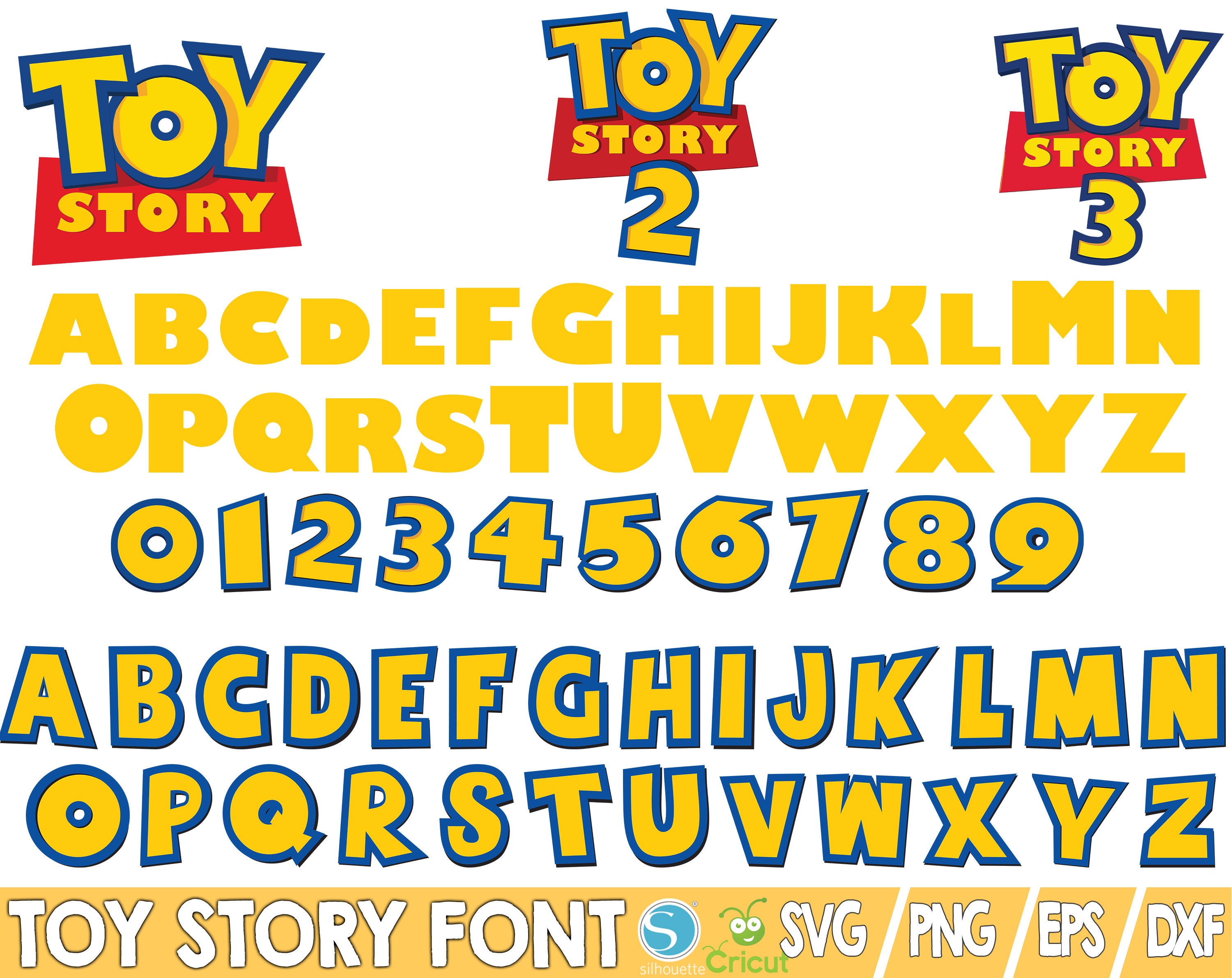 sostén personal tengo hambre Toy story letters - Etsy España