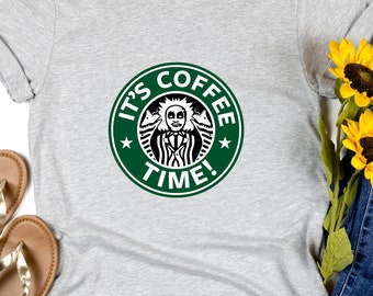Beetlejuice Starbucks, Halloween Shirt, Beetlejuice Shirt, Lydia Deets Shirt, Halloween Gift, Never Trust The Living Shirt, Tim Burton Shirt