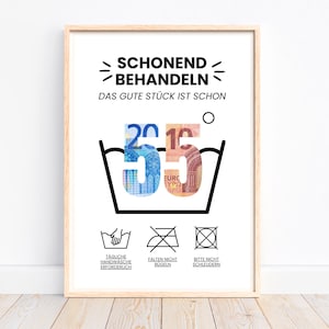 Geldgeschenk 55 Geburtstag Geschenk, kreatives Geldgeschenk Geburtstag Geschenkidee, Das gute Stück ist 55, Last Minute Geschenk, Download