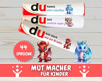 44 Duplo banderoles courage maker children affirmation you messages kindergarten school gift children affirmation motivational sayings download