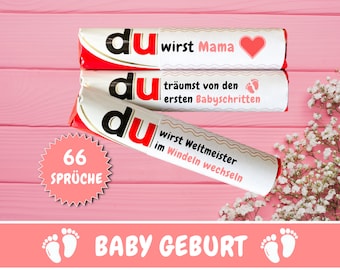 66 Duplo banderoles baby gift birth mom dad gift pregnancy, expectant mother gift birth child gift parents, download