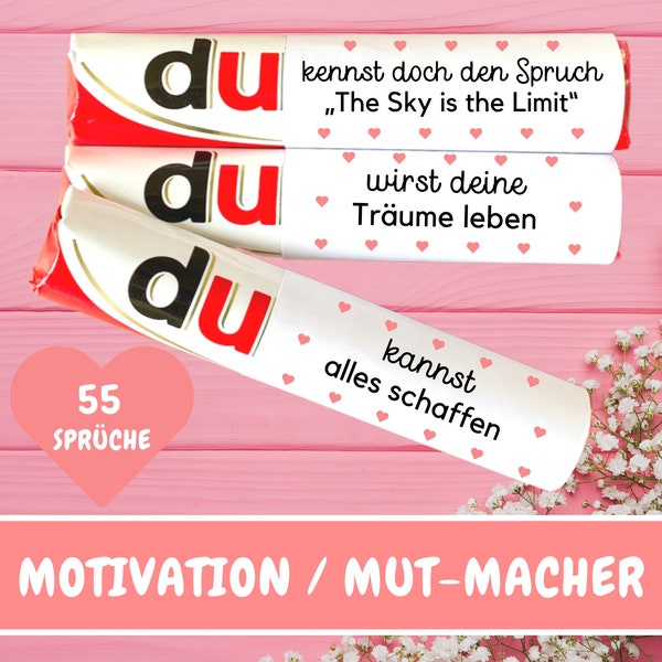 Download: 55 Duplo Banderolen Motivationssprüche Mutmacher Geschenk Affirmation Sprüche, Mut Macher Du Botschaften Kinder, Duplo Geschenkbox