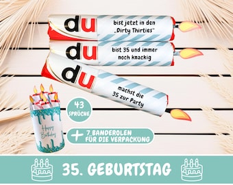 43 Duplo banners for a 35th birthday, Duplo birthday gift sayings, Duplo banner templates for a last-minute birthday gift, download