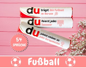 Download: 54 Duplo banderoles football gift man, Bundesliga football EM Duplo sayings gift boyfriend Duplo gift box football fan