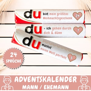 24 Duplo Banderoles Advent Calendar Best Dad Gift, Christmas Advent Calendar Men, Personal Favorite Person Gift Man, PDF