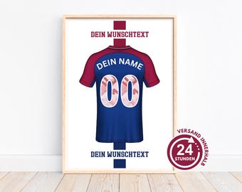 Personalized Football Cash Gift Jersey - Birthday Gift for Boys