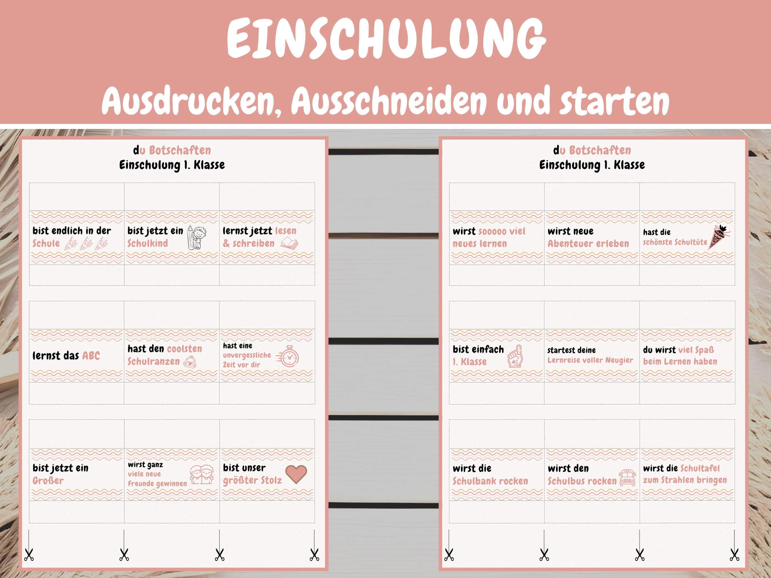 Einschulung Sticker Set - 20 Banderolen + 2 Box Sticker Für Duplo Riegel