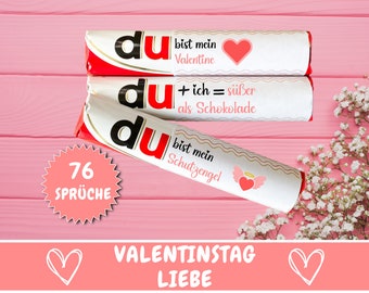 76 banderolas Duplo regalo de pareja San Valentín persona favorita regalos queridos, regalo de aniversario personal, caja de regalo Duplo, PDF