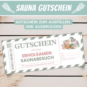 Voucher na wizytę w saunie, karta vouchera, voucher do sauny wellness, prezent last minute, voucher upominkowy dla najlepszego przyjaciela, pobierz i wydrukuj