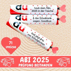 71 Duplo Banderoles Abitur 2025 Exam Passed Gift Abi, Personal Gift Last Minute Abitur School Graduation 2025, Download