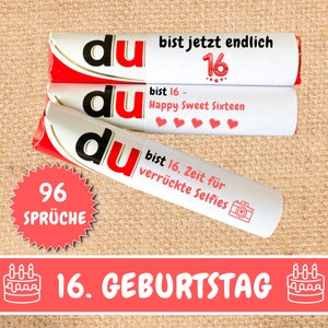 Duplo Banderolen Du Botschaften Endlich 16 Kinder Duplo Banderolen 16 Geburtstag Geschenk Last Minute Geschenkidee Teenager Download